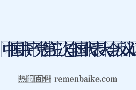 中国共产党第三次全国代表大会反义词是什么意思的图片